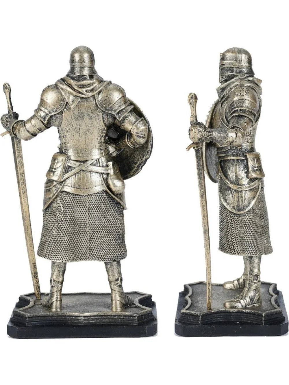 7'' Warrior Figurine Statue - Guard Soldier Knight Decor for Office & Study Room